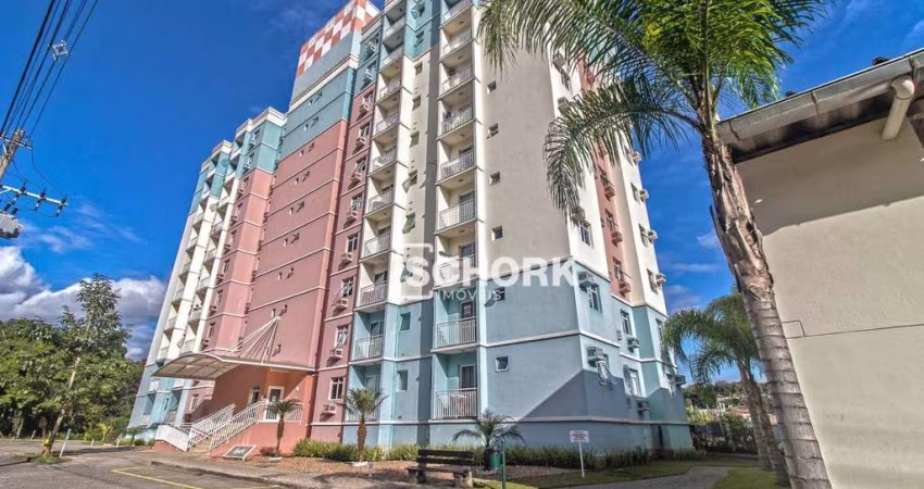 Apartamento com 3 dormitórios para alugar, 64 m² por R$ 2.051,49/mês - Itoupava Central - Blumenau/SC