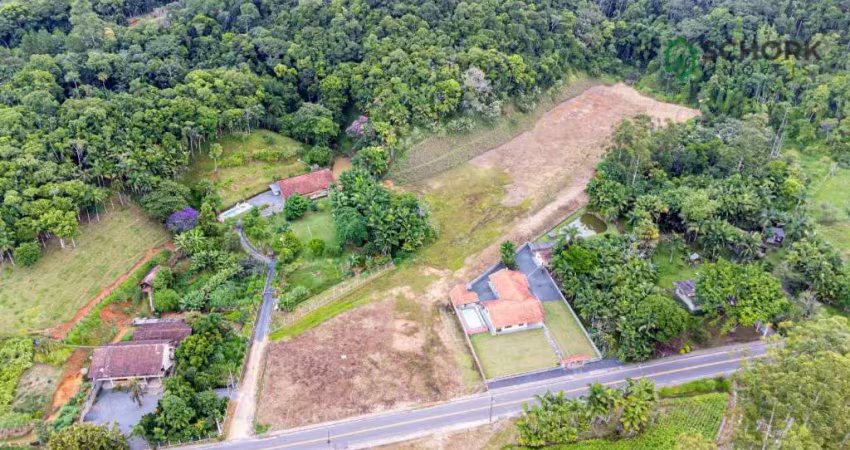 Terreno à venda, 49549 m² por r$ 4.500.000,00 - testo salto - blumenau/sc