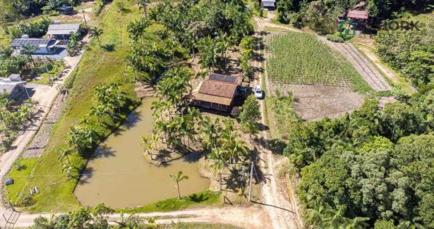 Sítio com 2 dormitórios à venda, 25080 m² por r$ 699.900,00 - campinha - massaranduba/sc