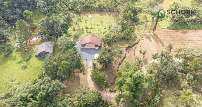 Sítio com 3 dormitórios à venda, 34480 m² por R$ 980.000,00 - Braço Serafim - Luiz Alves/SC