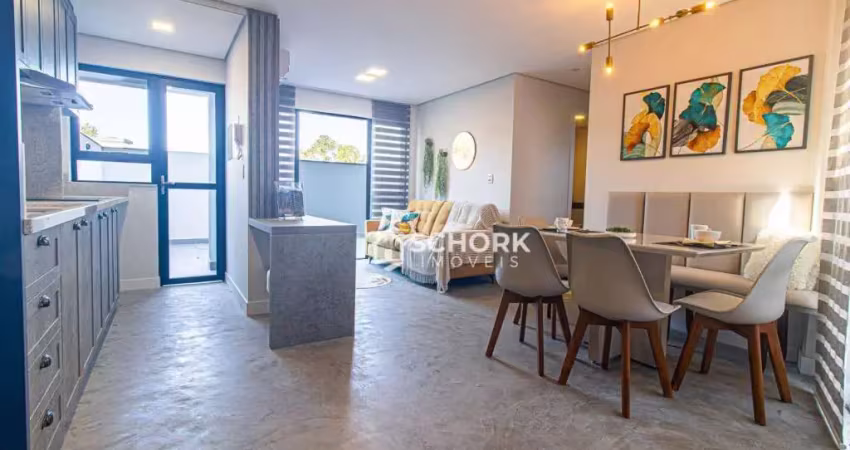 Apartamento com 2 dormitórios à venda, 93 m² por r$ 660.000 - victor konder - blumenau/sc - residencial skyline blue
