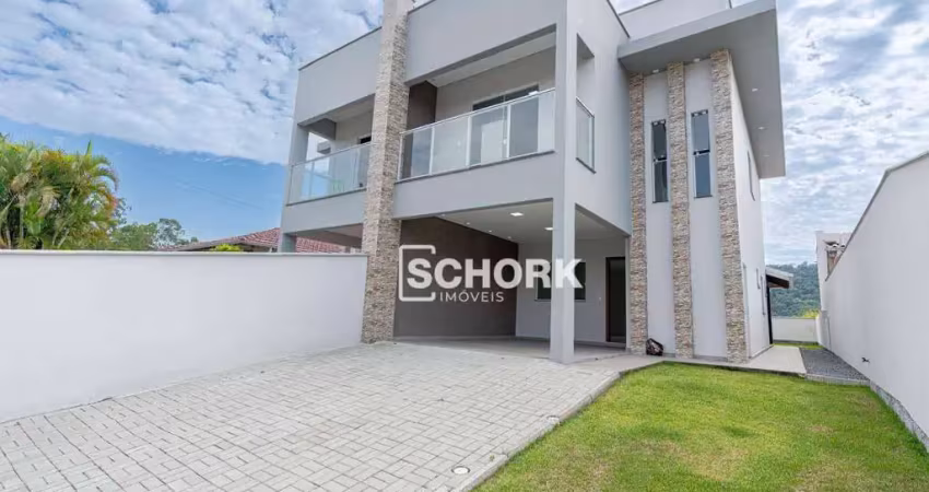 Sobrado com 3 dormitórios à venda, 156 m² por r$ 619.900,00 - estradas das areias - indaial/sc