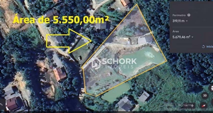 Sítio com 1 dormitório à venda, 5600 m² por R$ 400.000,00 - Barracão - Gaspar/SC