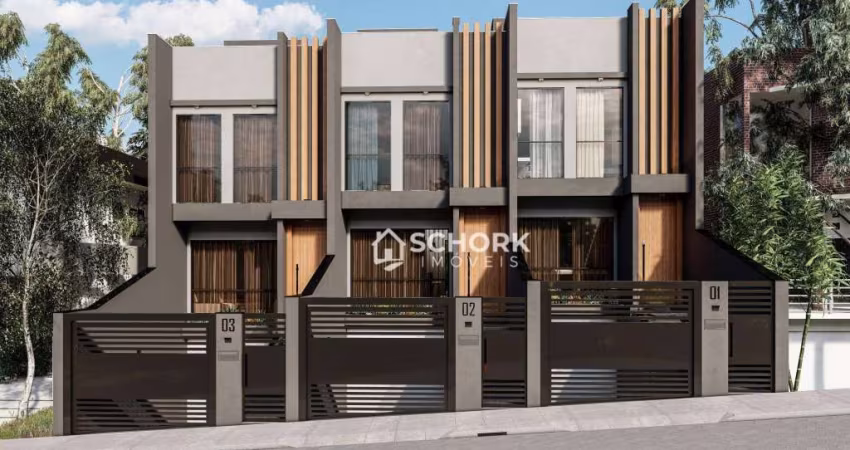 Sobrado com 3 dormitórios à venda, 138 m² por R$ 760.000,00 - Água Verde - Blumenau/SC