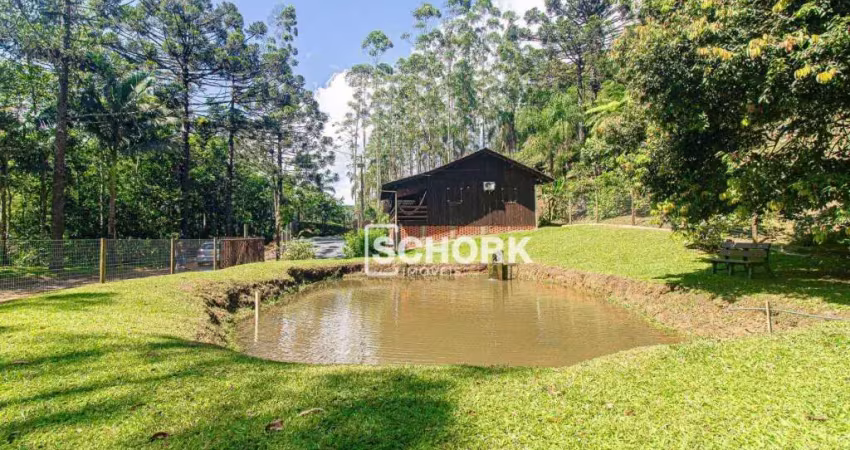 Sítio com 2 dormitórios à venda, 81213 m² por r$ 880.000,00 - liberdade  - benedito novo/sc