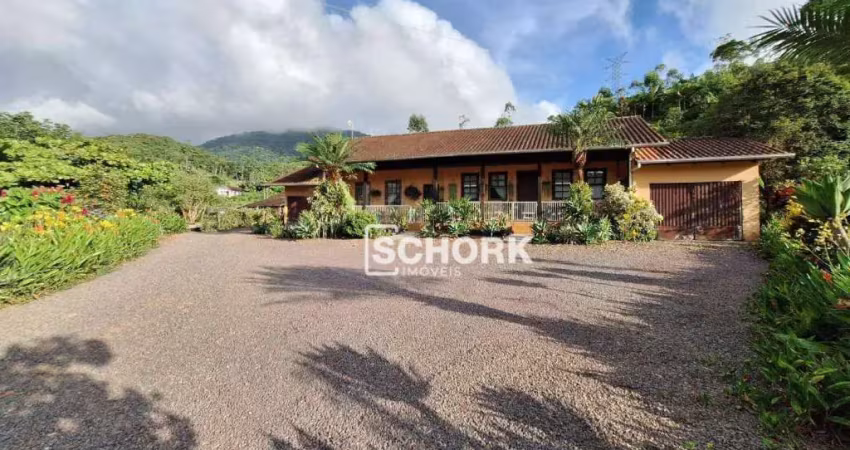Sítio com 5 dormitórios à venda, 93027 m² por r$ 990.000,00 - saxônia - ascurra/sc