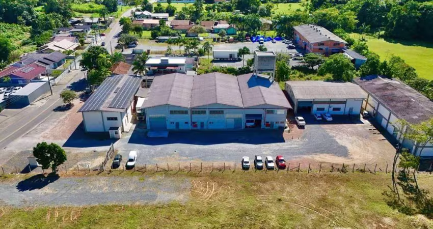 Galpão para alugar, 385 m² por r$ 9.435,23/mês - itoupava central - blumenau/sc