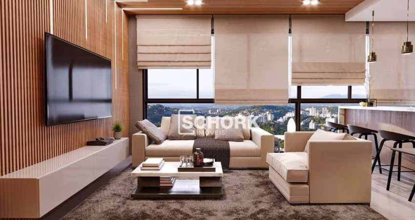 Apartamento com 3 dormitórios à venda, 110 m² por R$ 769.000,00 - Velha - Blumenau/SC