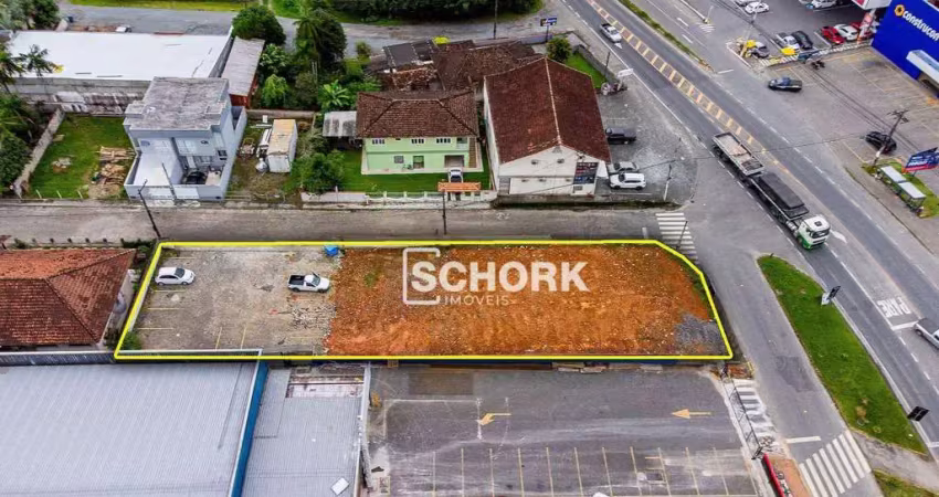 Terreno à venda, 1016 m² por r$ 2.700.000,00 - itoupava central - blumenau/sc