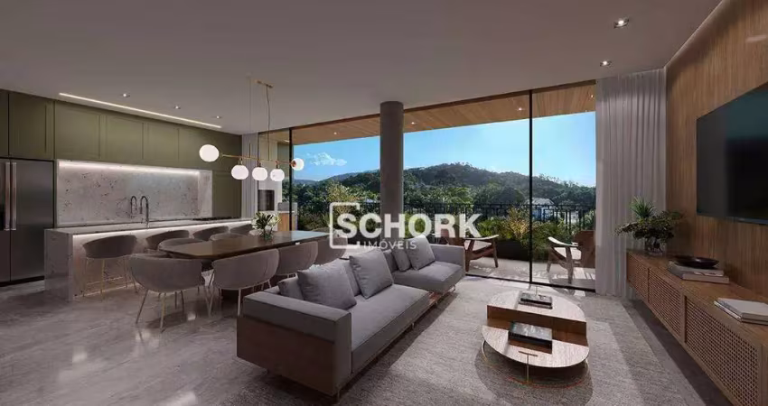 Apartamento com 4 dormitórios à venda, 199 m² por r$ 2.227.456 - vila formosa - blumenau/sc - alameda giardini