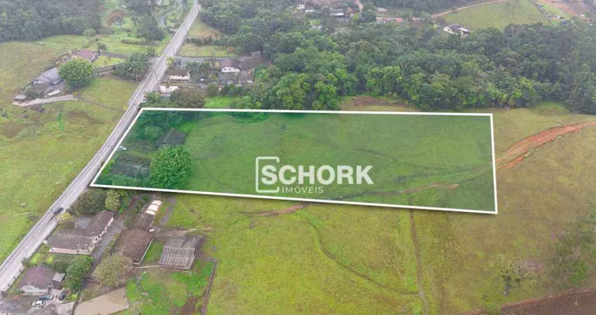 Terreno à venda, 9835 m² por r$ 2.800.000,00 - testo central - pomerode/sc
