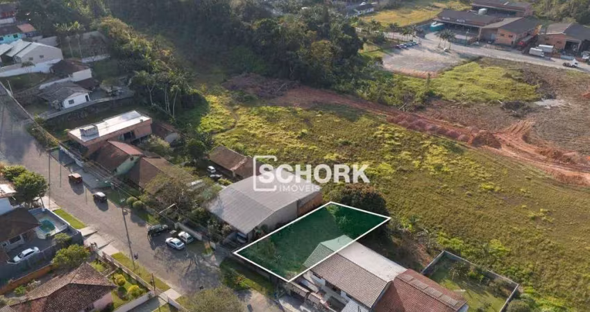 Terreno à venda, 487 m² por r$ 380.000,00 - itoupava central - blumenau/sc