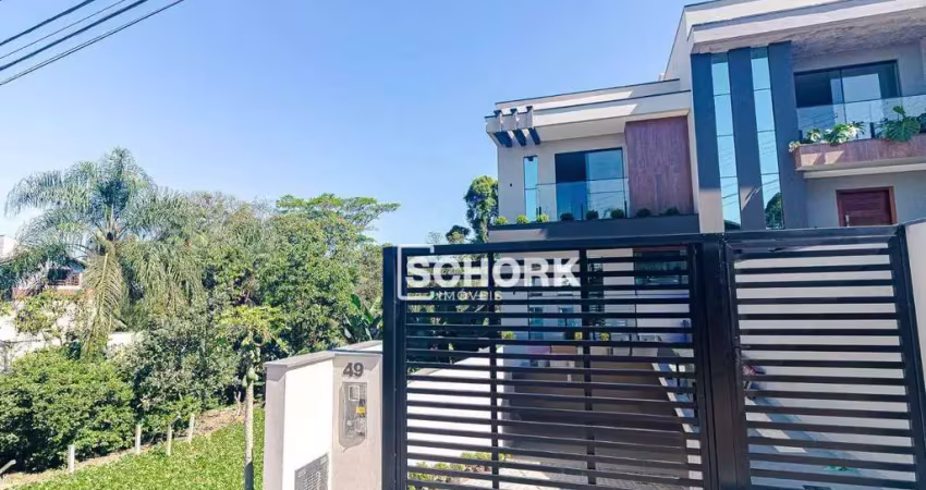 Sobrado com 3 dormitórios à venda, 188 m² por r$ 895.000,00 - fortaleza - blumenau/sc