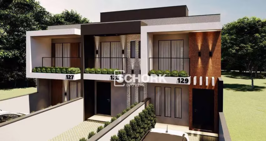Sobrado com 2 dormitórios à venda, 100 m² por r$ 551.200,00 - testo salto - blumenau/sc