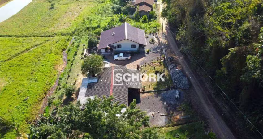 Sítio com 2 dormitórios à venda, 59524 m² por r$ 1.080.000,00 - encano do norte - indaial/sc