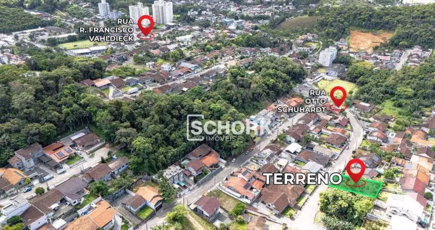 Terreno à venda, 377 m² por r$ 288.000,00 - fortaleza - blumenau/sc