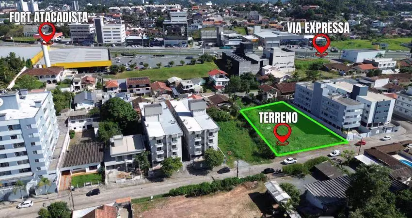 Terreno à venda, 1299 m² por r$ 1.620.000,00 - itoupava norte - blumenau/sc