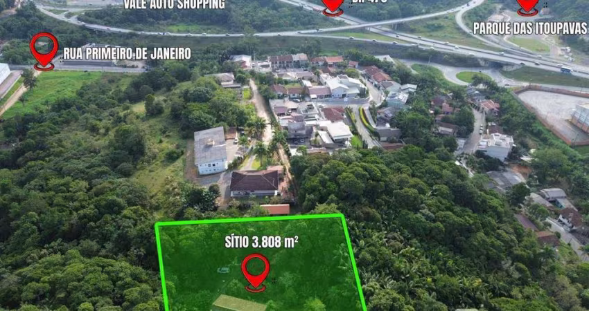 Sítio com 3 dormitórios à venda, 3808 m² por R$ 750.000,00 - Fortaleza - Blumenau/SC