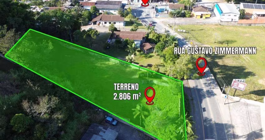 Terreno à venda, 2806 m² por r$ 1.600.000,00 - itoupava central - blumenau/sc
