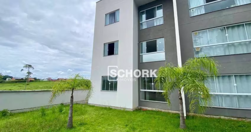 Apartamento com 2 dormitórios à venda, 55 m² por r$ 240.000,00 - warnow - indaial/sc