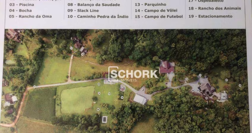 Sítio com 10 dormitórios à venda, 380257 m² por R$ 5.000.000,00 - Mulde - Timbó/SC