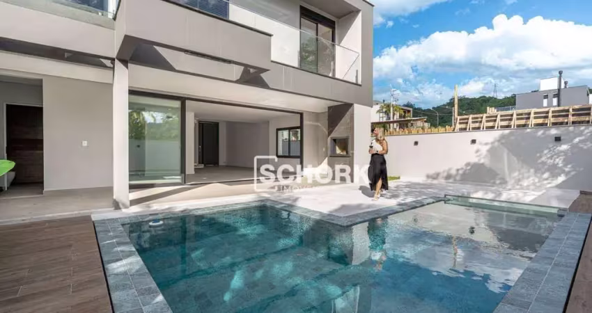 Casa com 3 dormitórios à venda, 306 m² por r$ 2.690.000,00 - velha - blumenau/sc