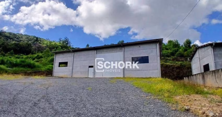 Galpão para alugar, 375 m² por R$ 6.204,00/mês - Fortaleza - Blumenau/SC