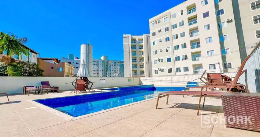 Apartamento com 2 dormitórios para alugar, 45 m² por R$ 1.865,00/mês - Água Verde - Blumenau/SC