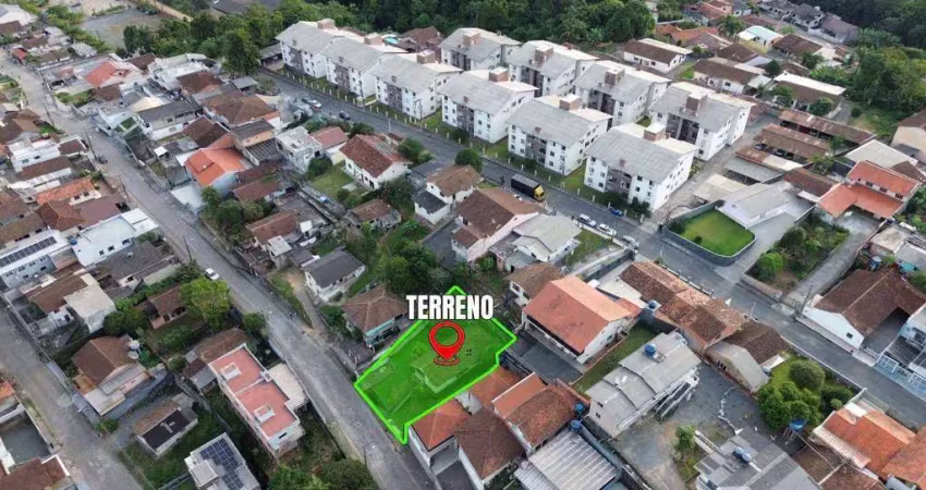 Terreno à venda, 499 m² por r$ 320.000,00 - itoupava norte - blumenau/sc