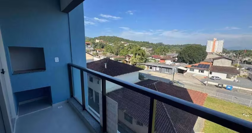 Apartamento com 2 dormitórios à venda, 54 m² por r$ 345.000,00 - itoupava central - blumenau/sc
