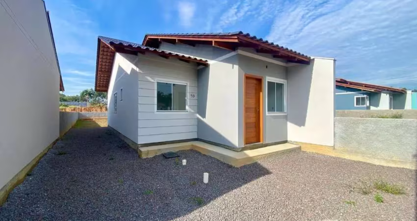 Casa com 2 dormitórios à venda, 51 m² por r$ 310.000,00 - warnow - indaial/sc