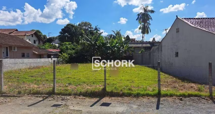 Terreno à venda, 450 m² por r$ 320.000,00 - quintino - timbó/sc