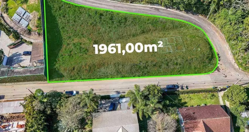 Excelente terreno com 1961m² no bairro itoupava seca, em rua sem saída!!