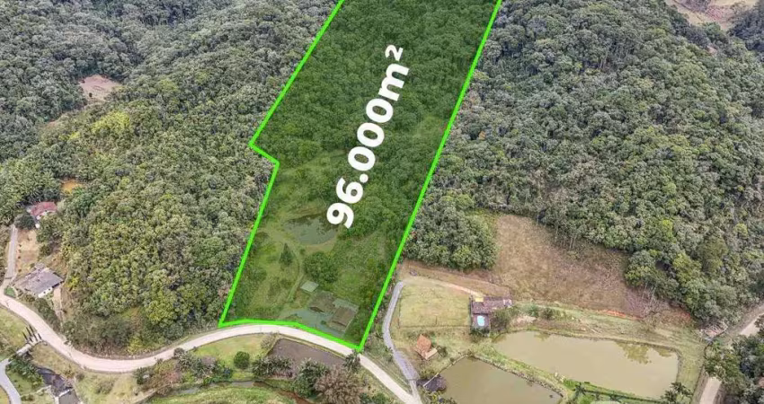 Sítio com 3 dormitórios à venda, 96000 m² por r$ 1.290.000,00 - vila itoupava - blumenau/sc