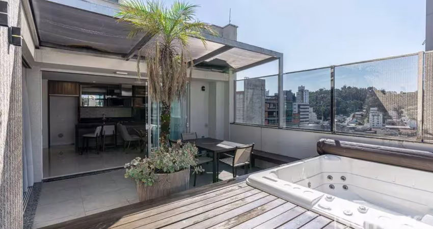 Cobertura com 3 dormitórios à venda, 166 m² por r$ 1.700.000,00 - vila nova - blumenau/sc