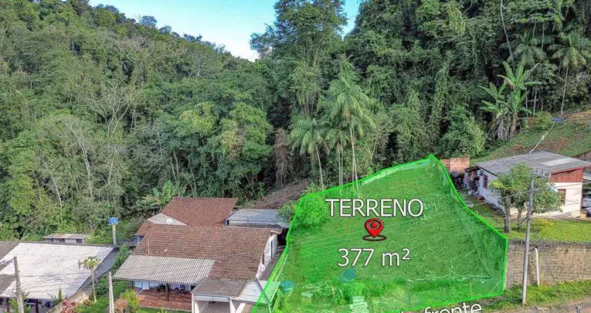 Terreno à venda, 377 m² por r$ 150.000,00 - itoupava central - blumenau/sc