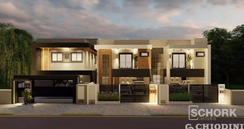 Sobrado com 3 dormitórios à venda, 137 m² por r$ 750.000,00 - quintino - timbó/sc