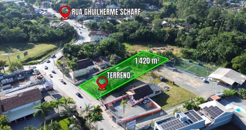 Terreno à venda, 1420 m² por r$ 1.350.000,00 - itoupava central - blumenau/sc