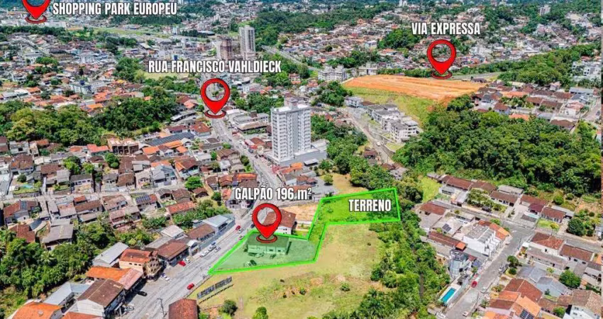 Terreno à venda, 2988 m² por r$ 3.000.000,00 - fortaleza - blumenau/sc
