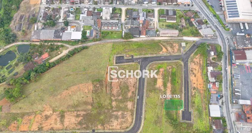 Terreno à venda, 465 m² por r$ 300.000,00 - itoupavazinha - blumenau/sc