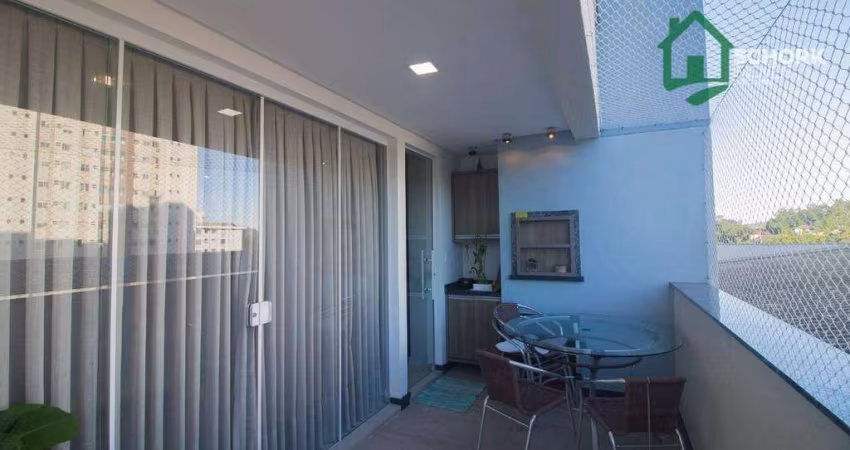 Apartamento com 2 dormitórios à venda, 85 m² por R$ 680.000,00 - Velha - Blumenau/SC