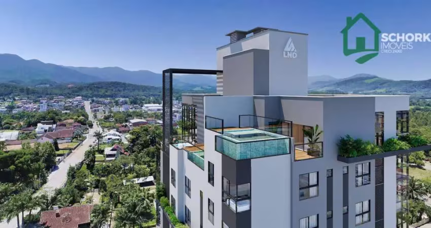 Apartamento com 2 dormitórios à venda, 117 m² por r$ 894.000,00 - capitais - timbó/sc