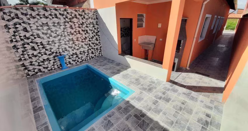 Casa à venda em Itanhaém, Baln Tupy, com 2 quartos, com 65 m²
