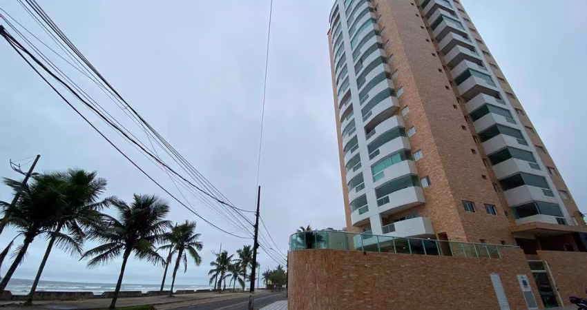 Viva de Frente para o Mar! Apartamento em Mongaguá com Piscina e 2 Dormitórios