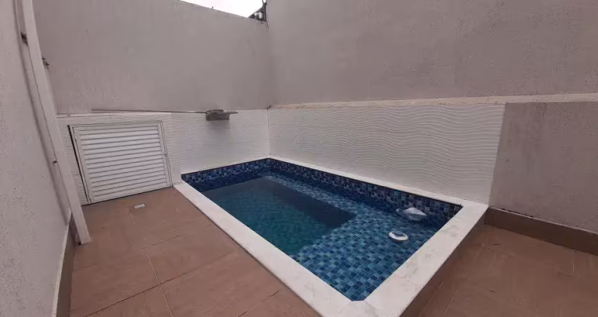 Sobrado de Condomínio com 2 dorms, Pedreira, Mongaguá - R$ 295 mil, Cod: 70509552
