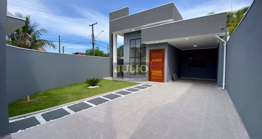 Casa Isolada à Venda em Santa Eugênia, Mongaguá – 124m², Piscina, Pé Direito Duplo!