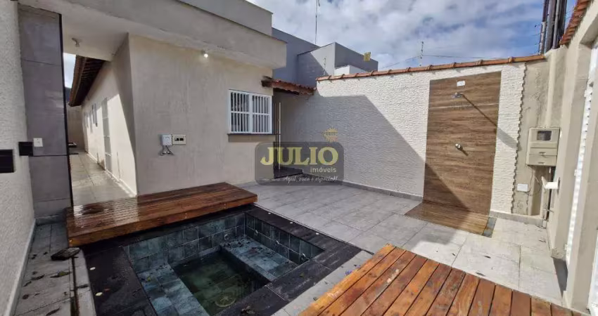 Casa à venda em mongaguá, jd leonor, com 2 quartos, com 64.93 m²