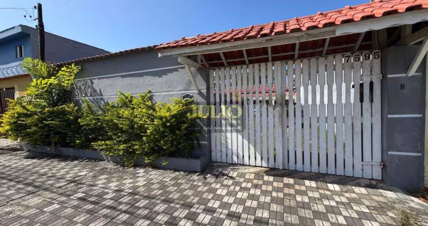 Casa à venda em mongaguá, itaóca, com 3 quartos, com 110 m²