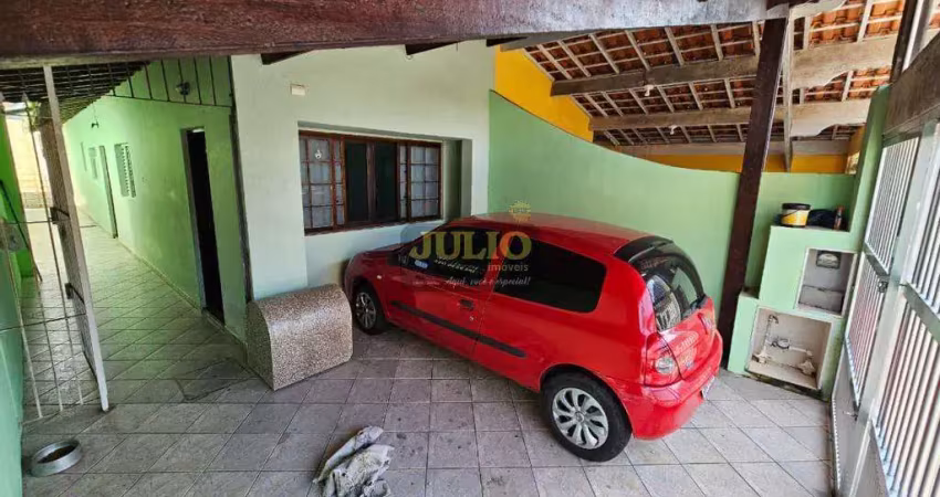 Casa à venda em mongaguá, pedreira, com 4 quartos, com 74 m²