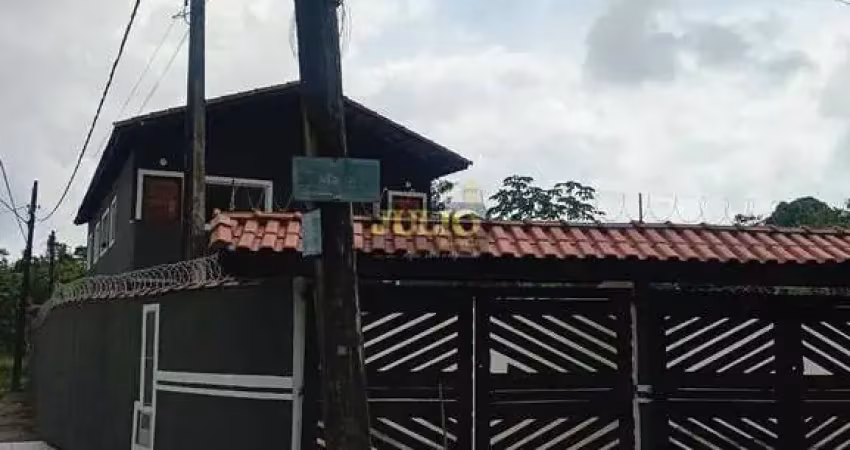 Casa à venda em itanhaém, vila verde mar, com 2 quartos, com 75 m²